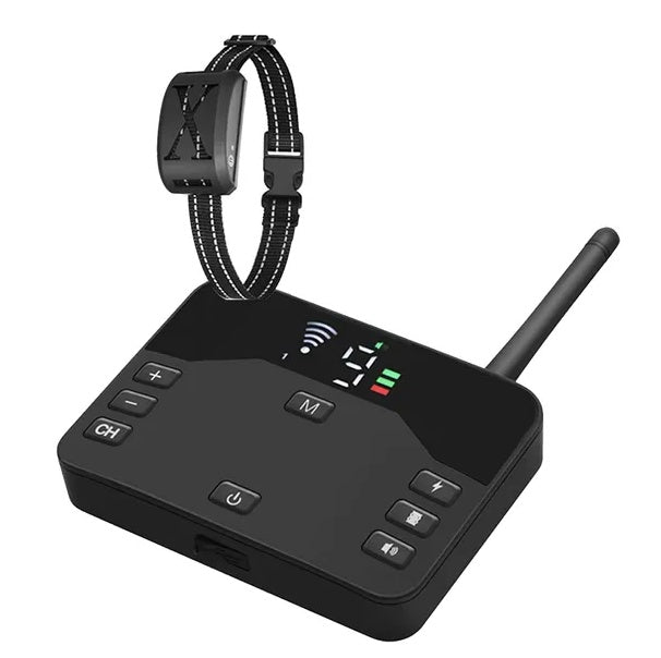 Wireless Electric Dog Fence Waterproof Pet Shock Boundary Containment System Electric Training Collar For Small Medium Large Dogs