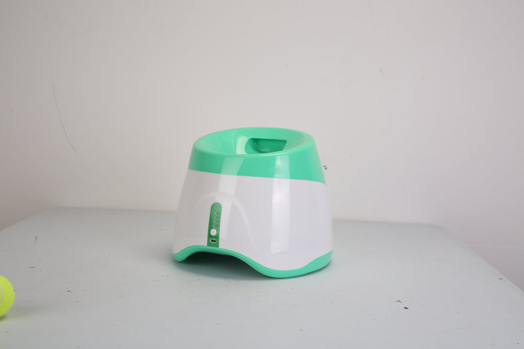 Automatic Dog Ball Launcher Included 6 Tennis Balls Dog With 3 Adjustable Launch Distance Interactive Ball Thrower Fetch Machine For Small Medium Dogs